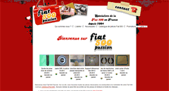 Desktop Screenshot of fiat-500-passion.com