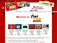 Tablet Screenshot of fiat-500-passion.com